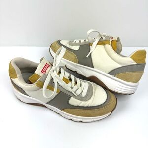 Camper White and Gray Sneakers